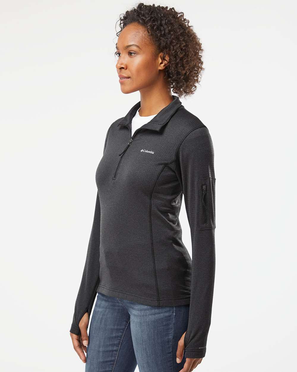 Columbia Ladies' Park View Grid Fleece Half-Zip: Stylish & Functional!