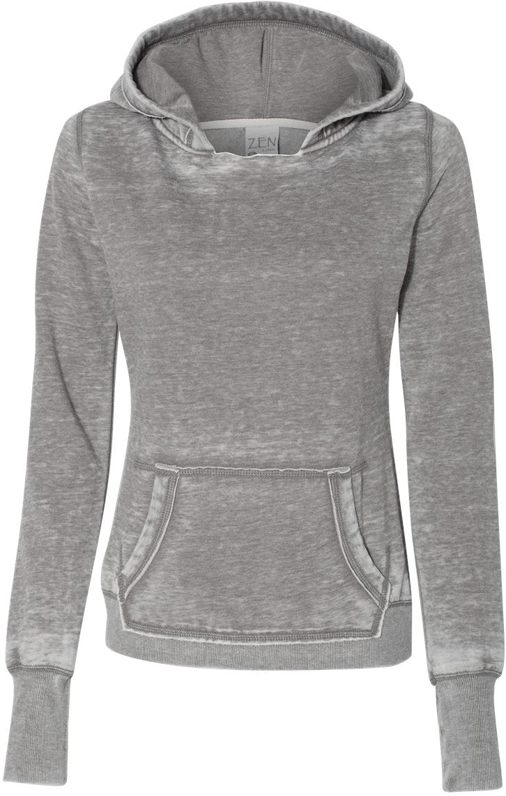 J America Ladies' Enchanting Zen Fleece Hooded Sweatshirt