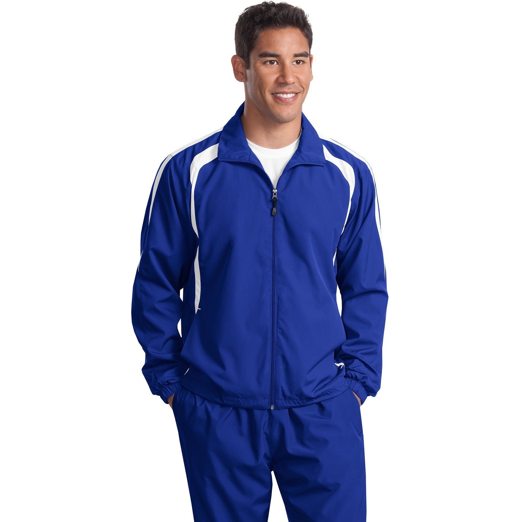 Don't Miss! Sport-Tek Tall Colorblock Raglan Jacket on Closeout