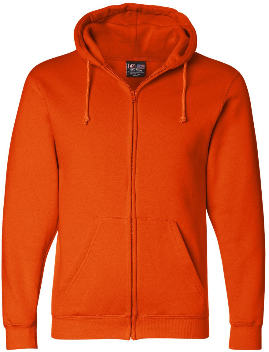Bayside USA-Made Full-Zip Hooded Sweatshirt: Your Ultimate Cold-Weather Essential