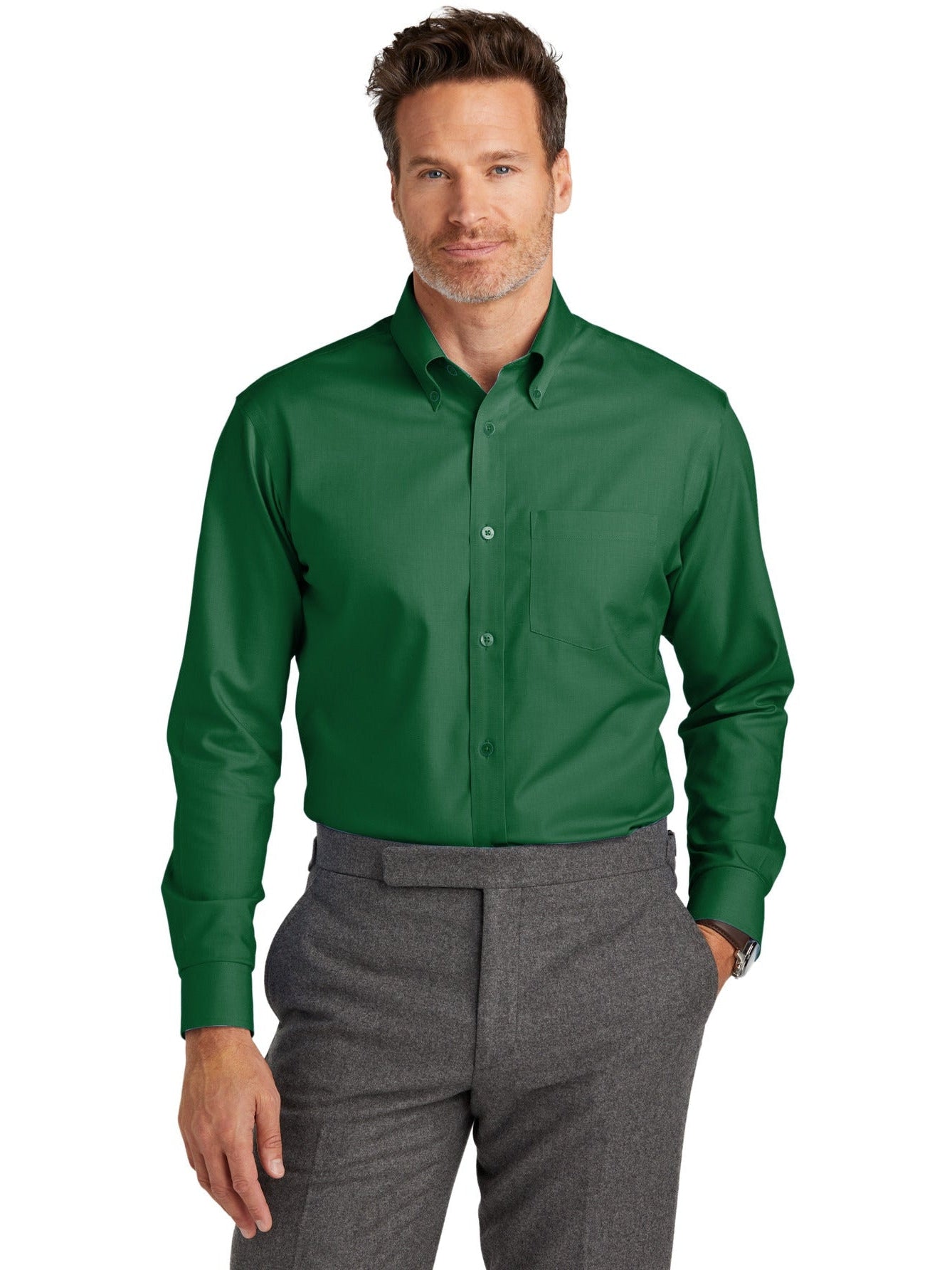 Brooks Brothers Wrinkle-Free Stretch Nailhead: The Ultimate Business-Casual Shirt