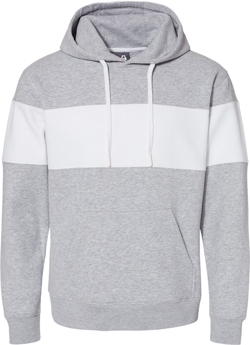 J. America's Stunning Varsity Fleece Colorblocked Hooded Sweatshirt - A Must-Have!