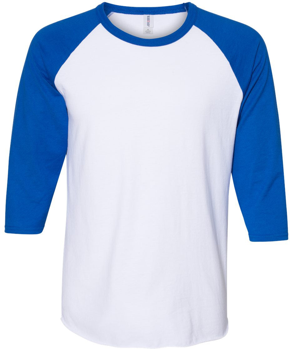 Jerzees Premium Blend: The Ultimate Three - Quarter Sleeve Raglan Baseball T - Shirt