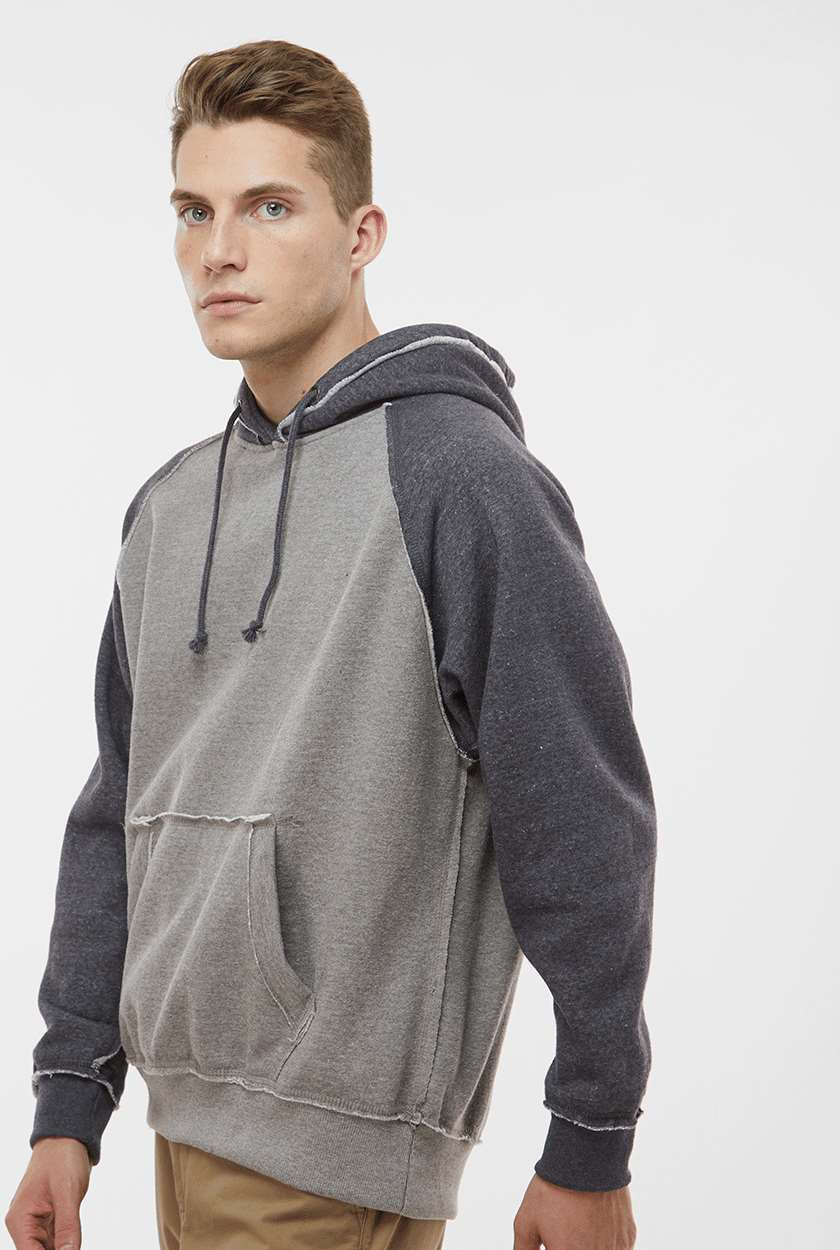 J America Vintage Heather Men's Hooded Sweatshirt - A Fashionable and Durable Choice