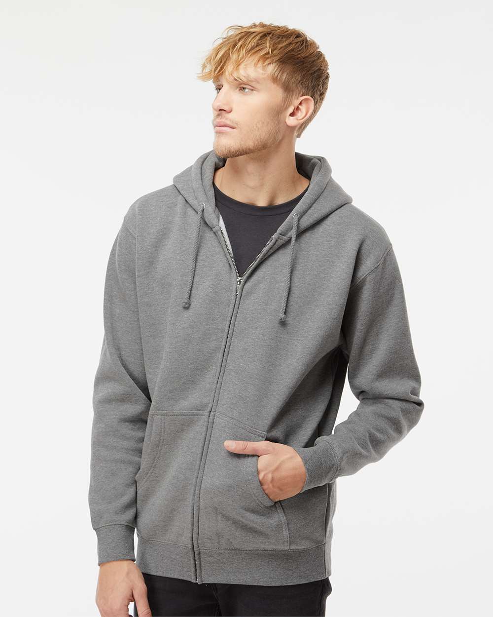 Independent Trading Co. Premium Heavyweight Full-Zip Hooded Sweatshirt