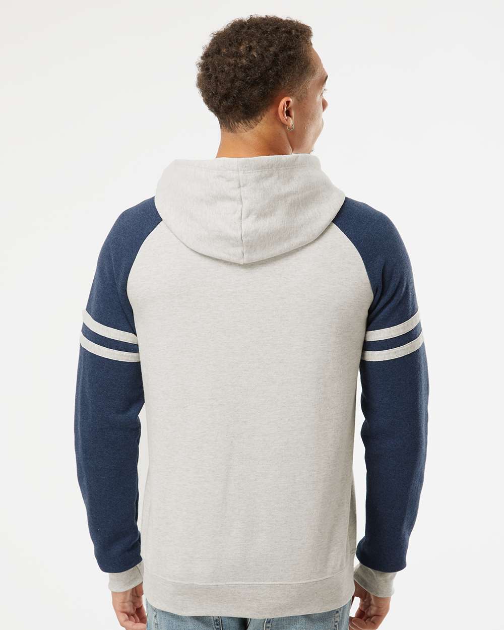 Jerzees Nublend Varsity Colorblocked Raglan Hoodie - A Must - Have Sweatshirt!