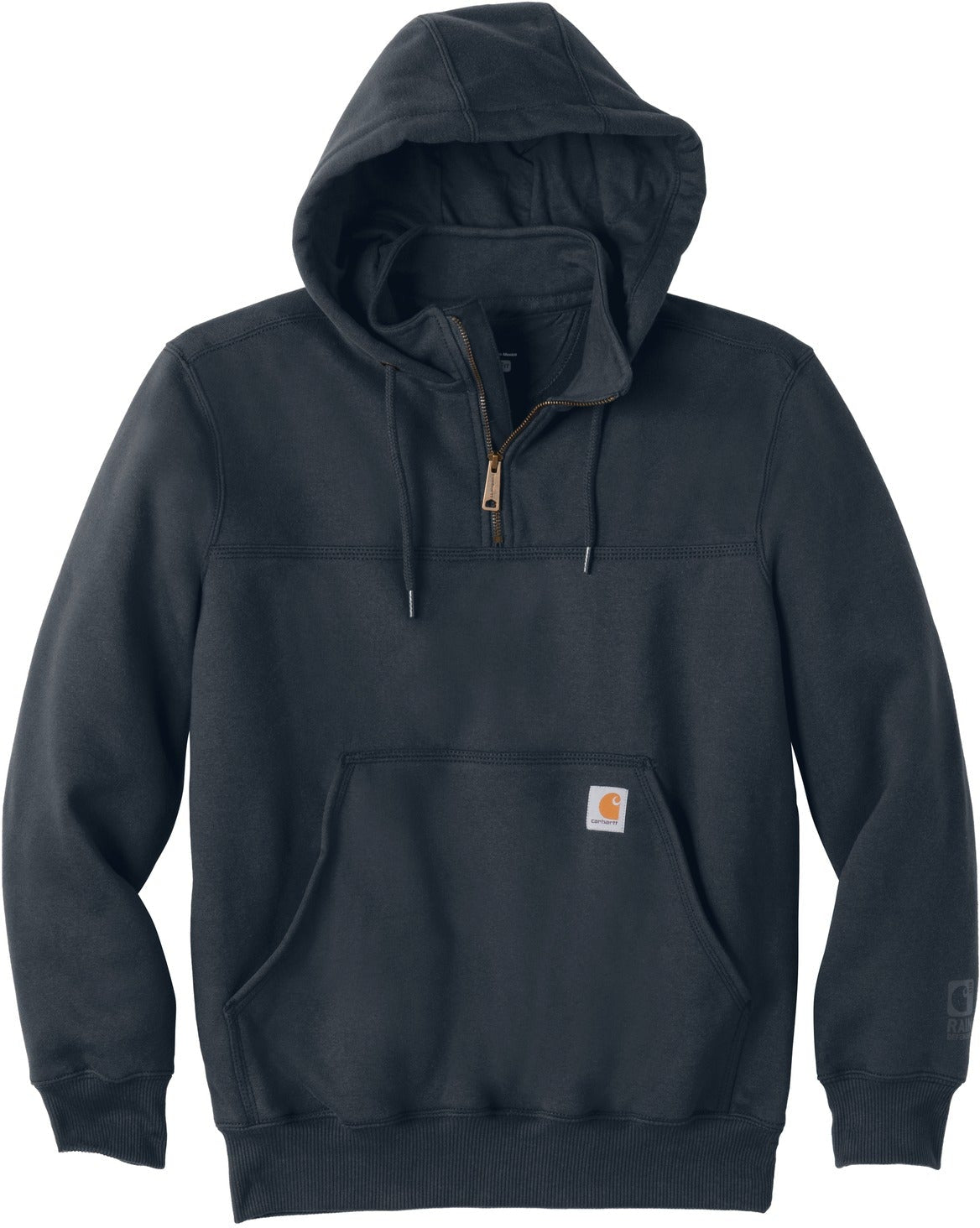 Carhartt Rain Defender Paxton: Heavyweight Hooded Zip Mock Sweatshirt for All-Weather Comfort