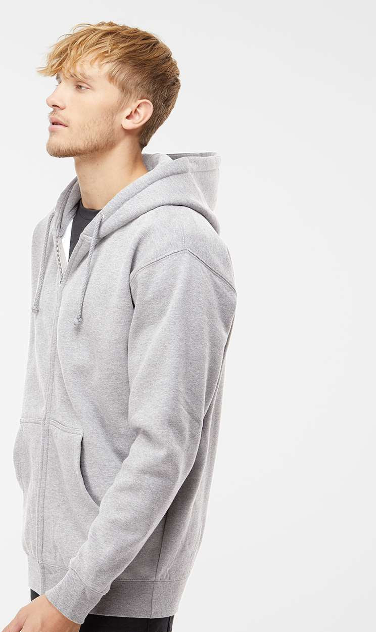 Independent Trading Co. Premium Heavyweight Full-Zip Hooded Sweatshirt