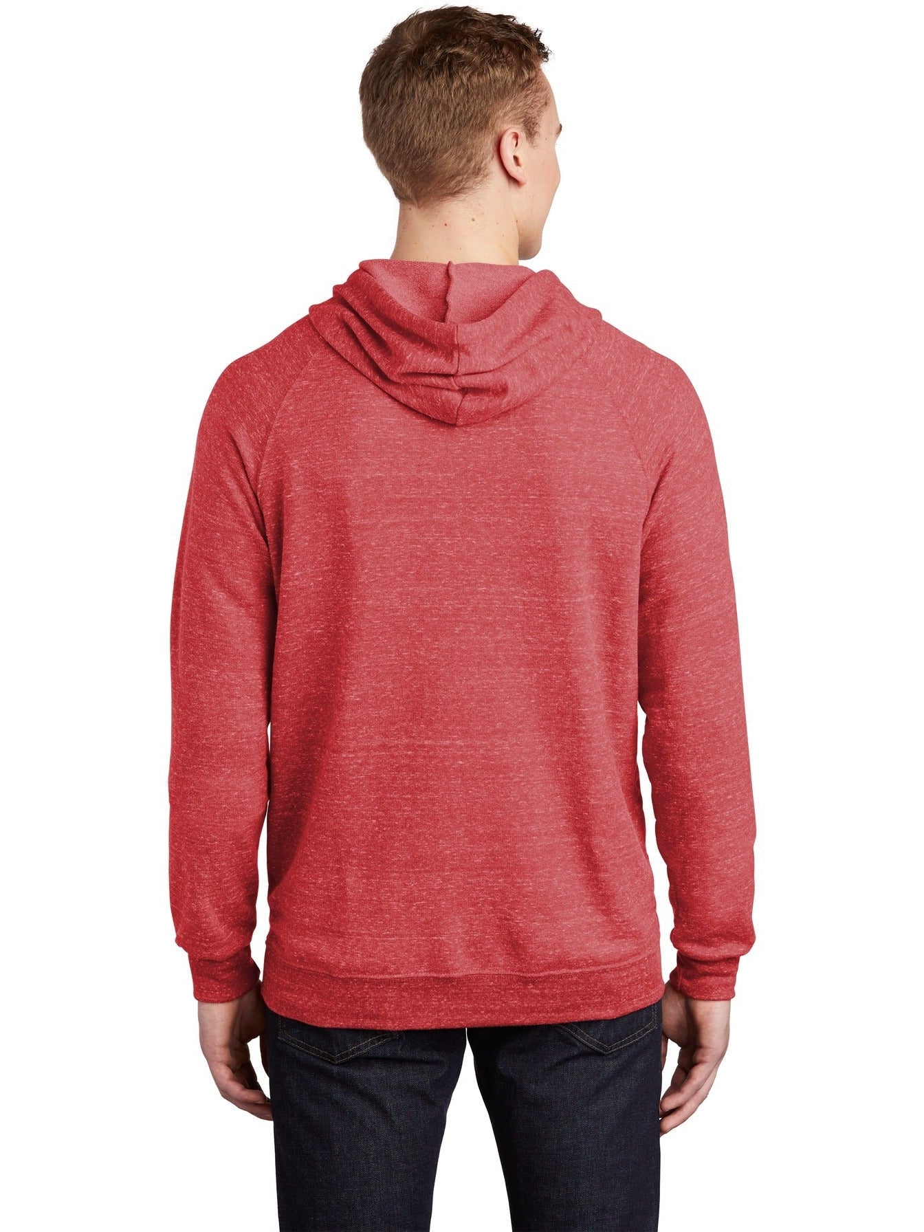 Jerzees Snow Heather French Terry Raglan Hoodie - A Must - Have for Men