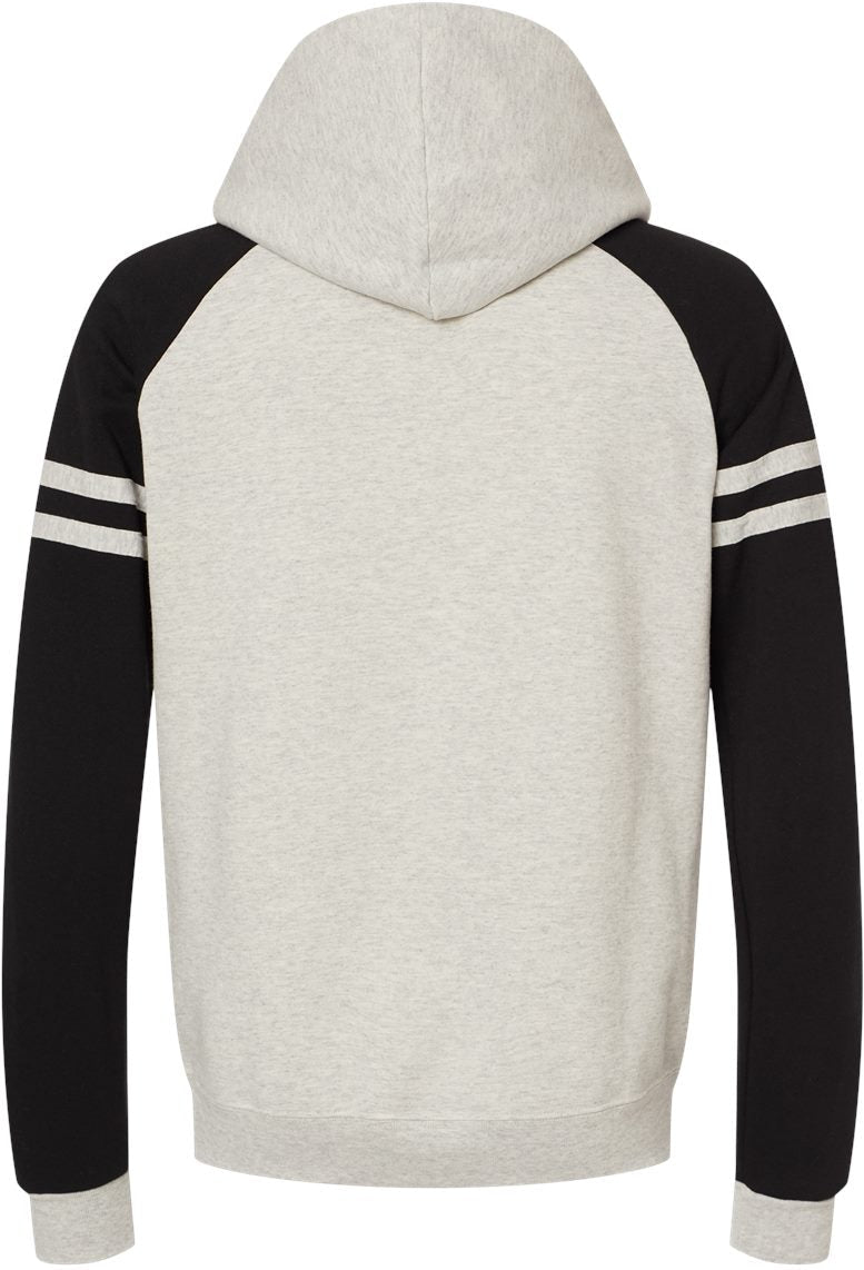 Jerzees Nublend Varsity Colorblocked Raglan Hoodie - A Must - Have Sweatshirt!