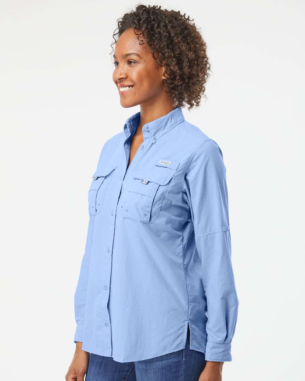 Columbia Ladies' PFG Bahama Long Sleeve Advertising Shirt
