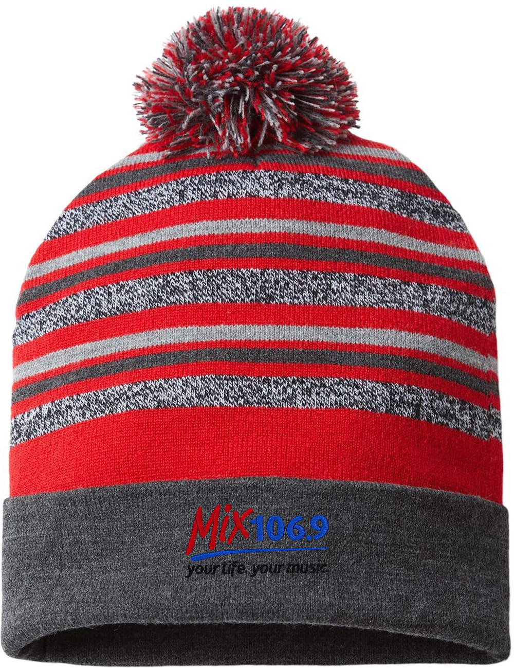 Captain America Inspired USA-Made Striped Beanie - A Must-Have!