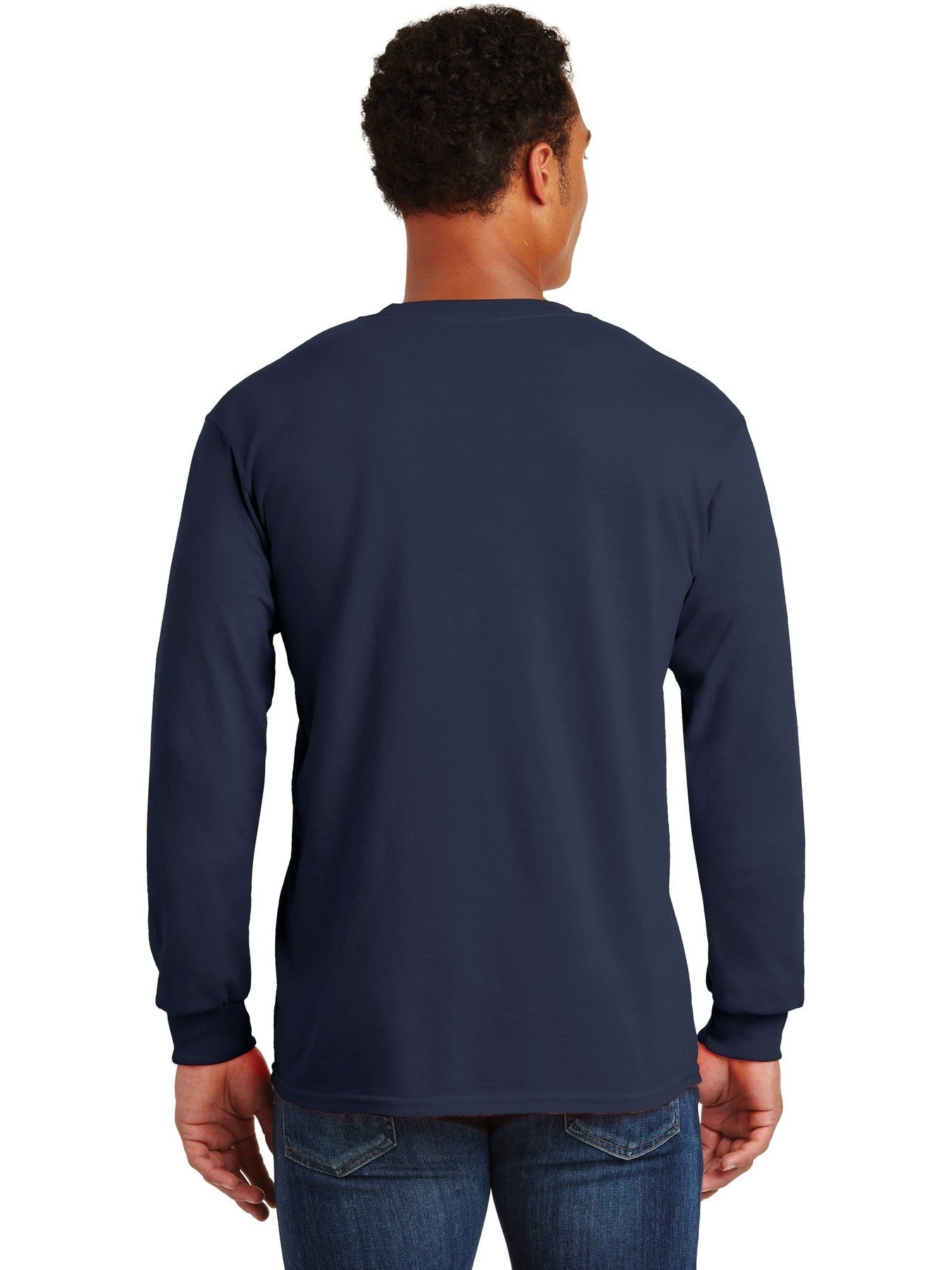 Gildan Ultra Cotton 100% Cotton Long Sleeve T - Shirt with Pocket - Outlet Deal!