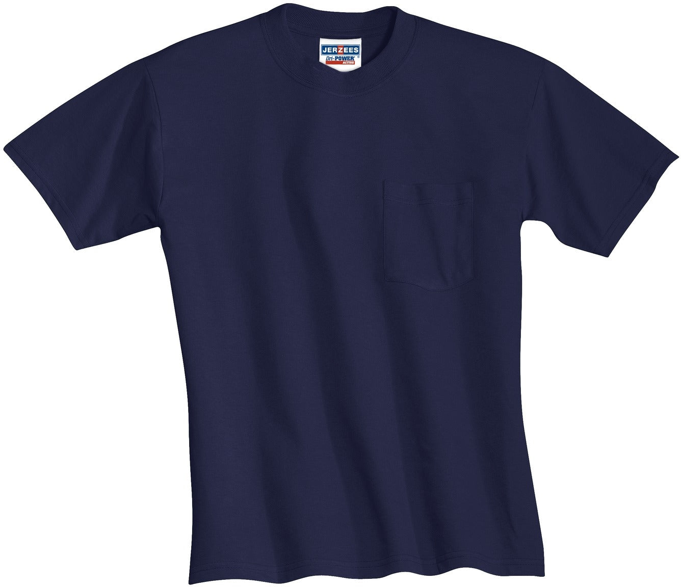 Don't Miss! Jerzees Dri-Power Active 50/50 Cotton/Poly Pocket T-Shirt