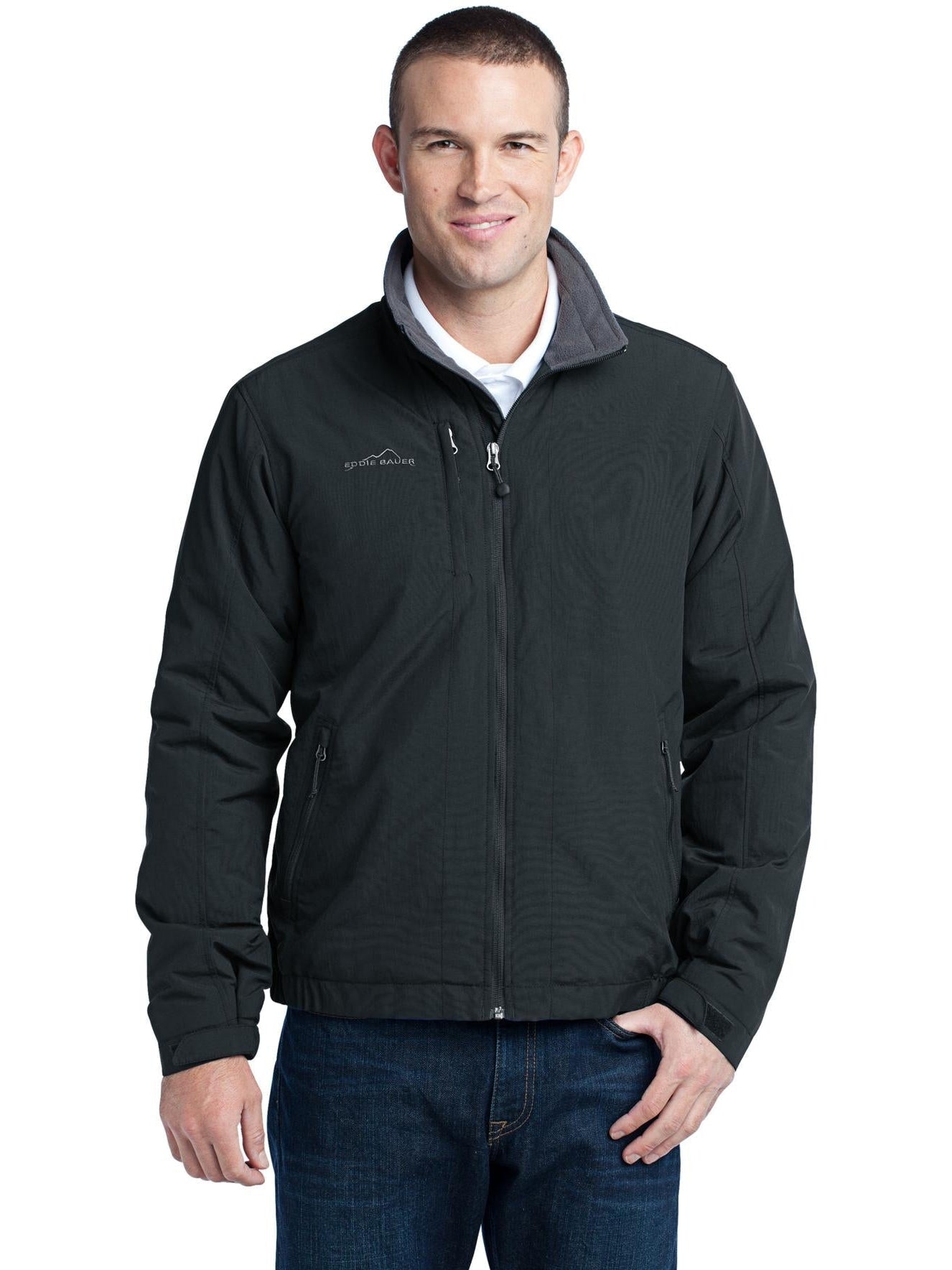 Eddie Bauer Fleece-Lined Men's Sports Jacket - Outlet Exclusive