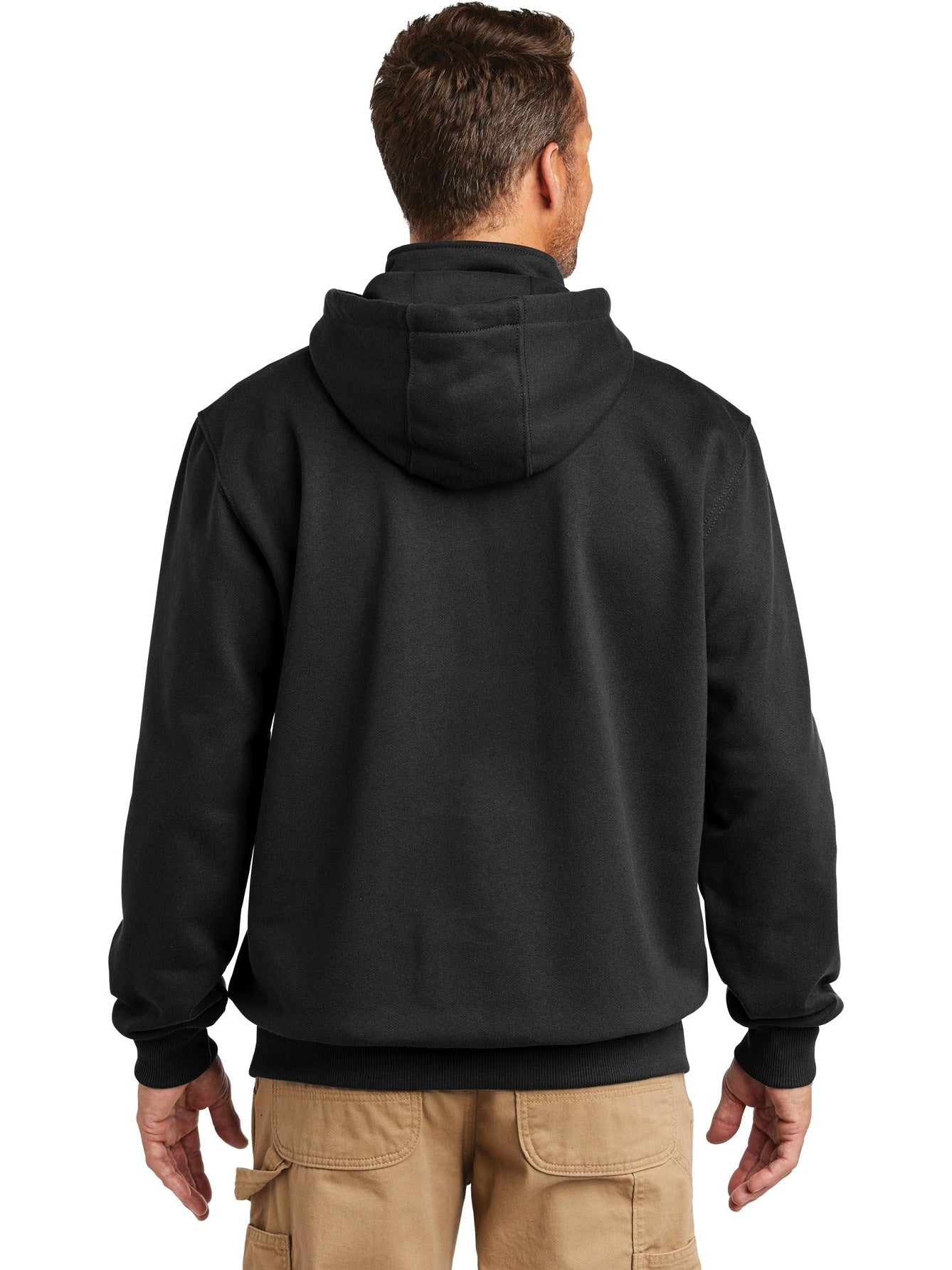 Carhartt Rain Defender Paxton: Heavyweight Hooded Zip Mock Sweatshirt for All-Weather Comfort