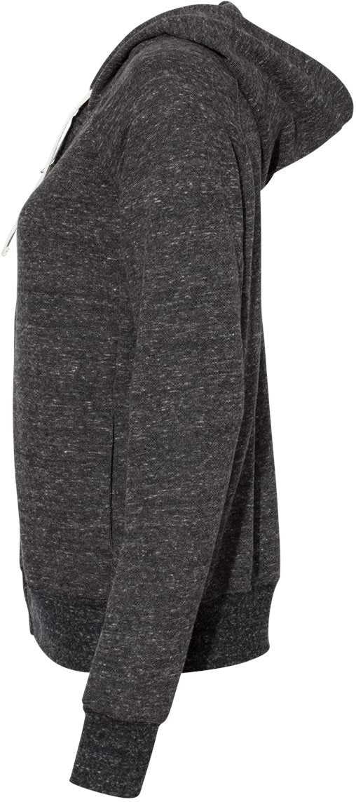 Jerzees Ladies' Snow Heather French Terry Full-Zip Hooded Sweatshirt: A Must-Have Fashion Essential!