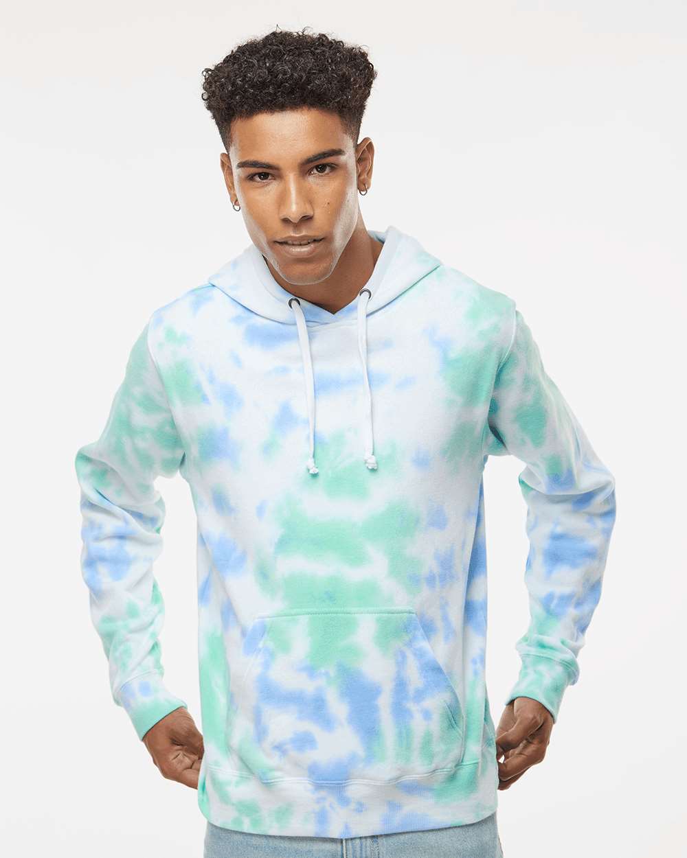 J. America's Stunning Tie - Dyed Fleece Hooded Sweatshirt