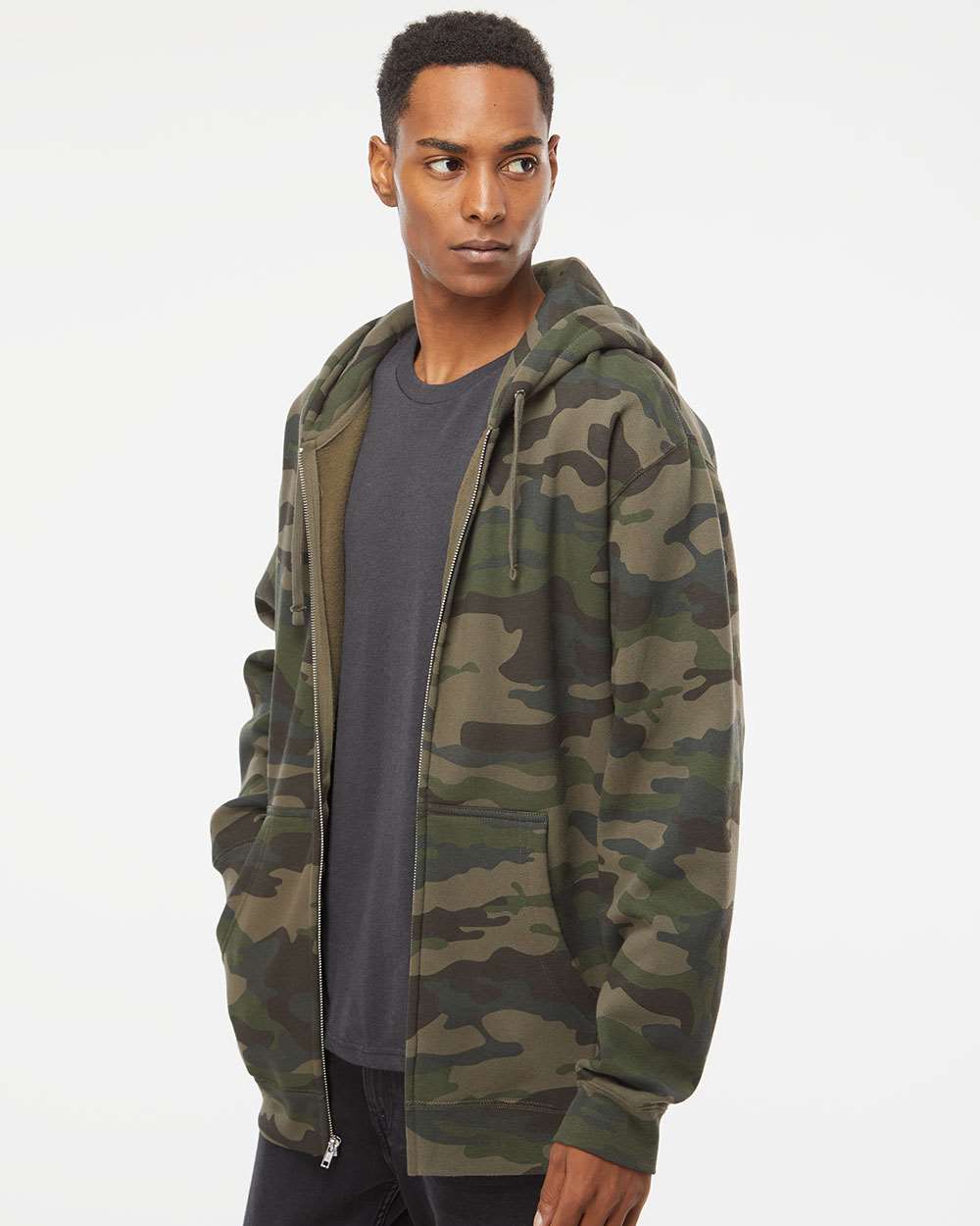 Independent Trading Co. Premium Heavyweight Full-Zip Hooded Sweatshirt