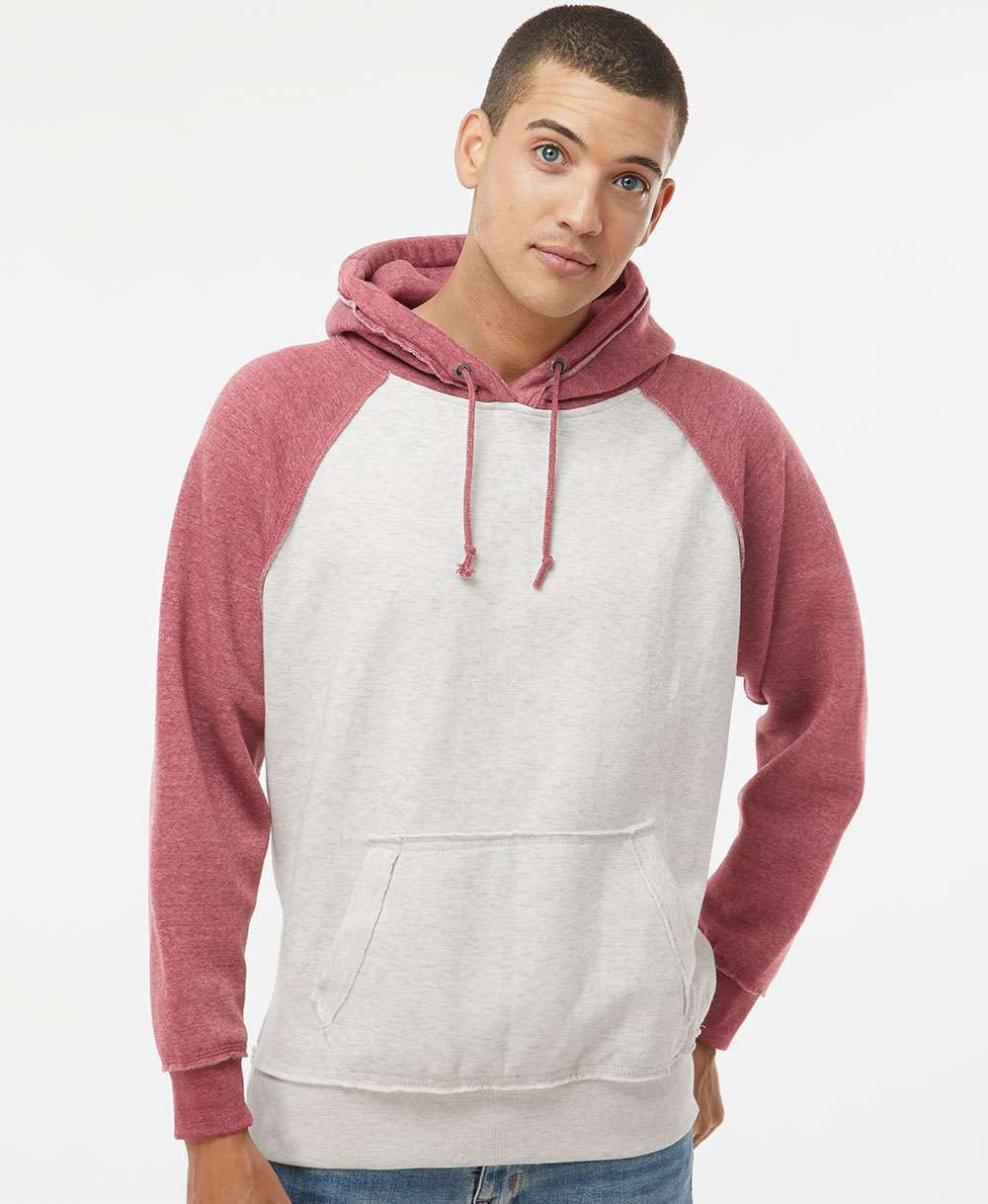 J America Vintage Heather Men's Hooded Sweatshirt - A Fashionable and Durable Choice