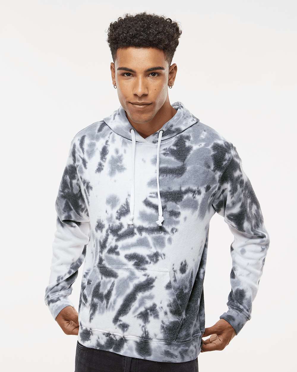 J. America's Stunning Tie - Dyed Fleece Hooded Sweatshirt