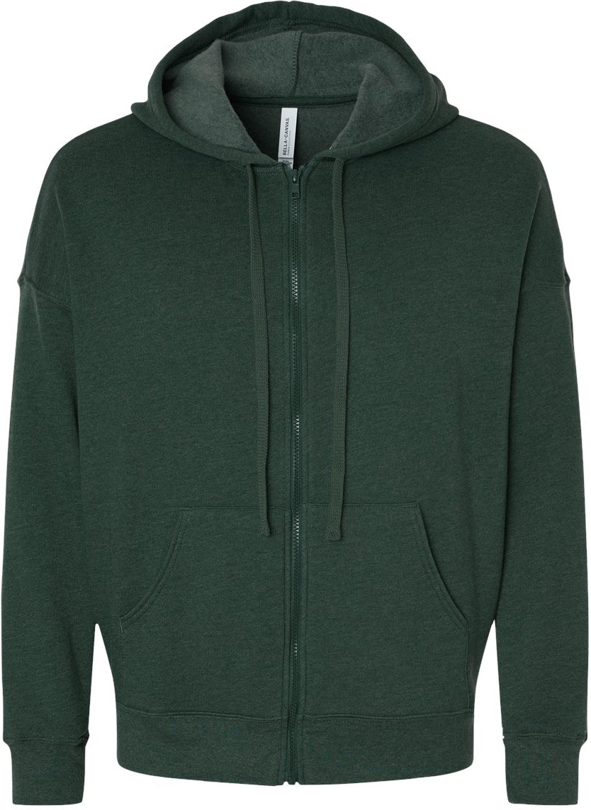Bella+Canvas Sponge Fleece DTM Full-Zip Hoodie - The Ultimate Comfort Wear