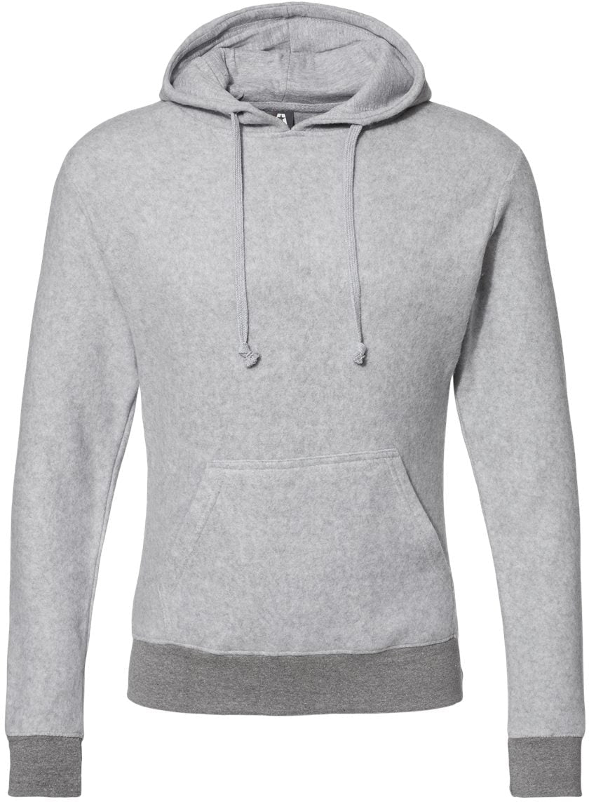 J. America's Irresistible Flip Side Fleece Hooded Pullover