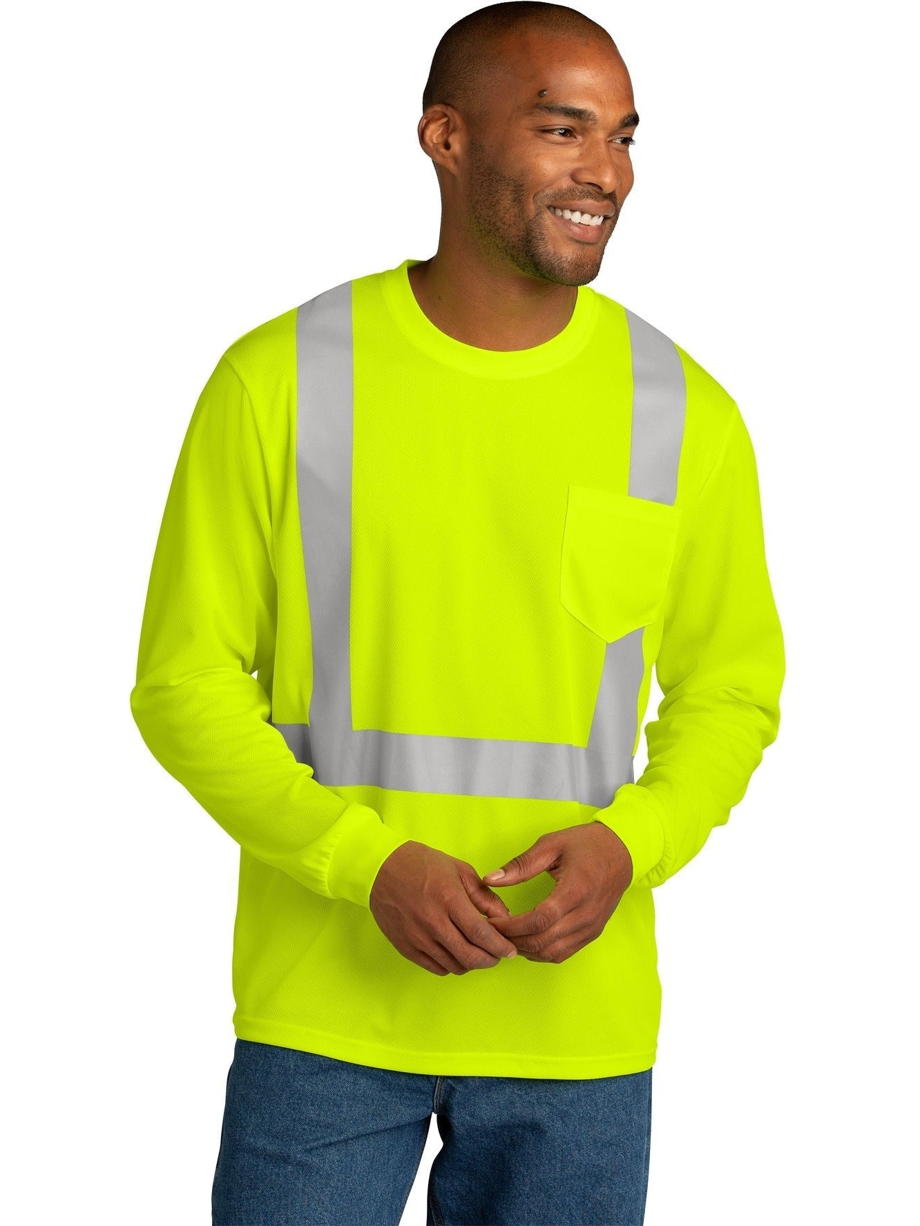 CornerStone ANSI 107 Class 2 Mesh Long Sleeve Tee - Your Ultimate Work Companion