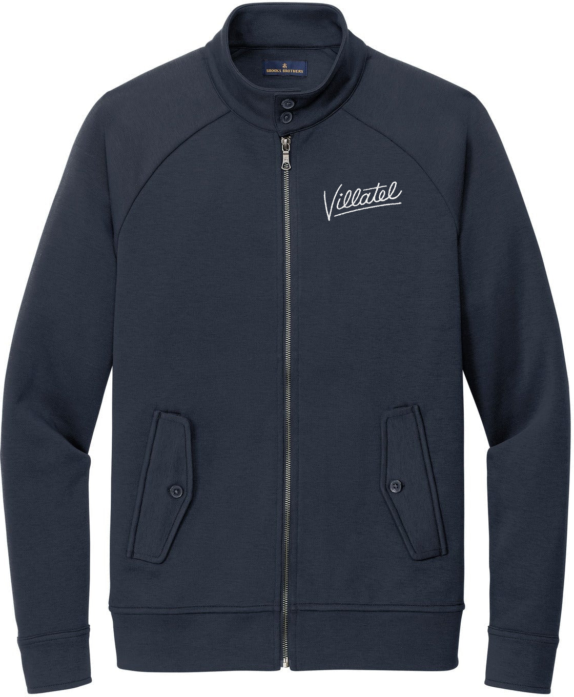Brooks Brothers Double-Knit Full-Zip Jacket: The Epitome of Casual Cool