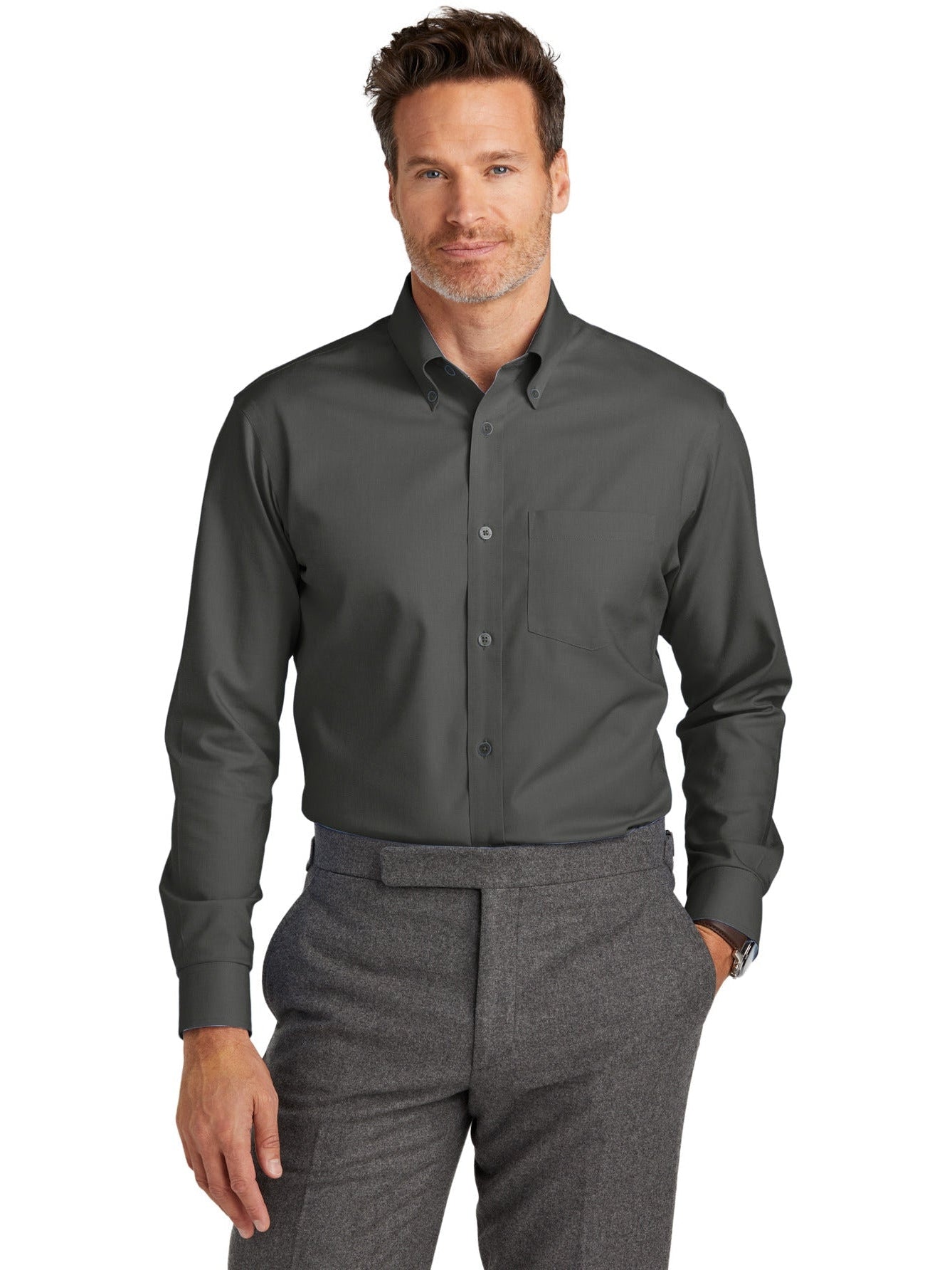 Brooks Brothers Wrinkle-Free Stretch Nailhead: The Ultimate Business-Casual Shirt