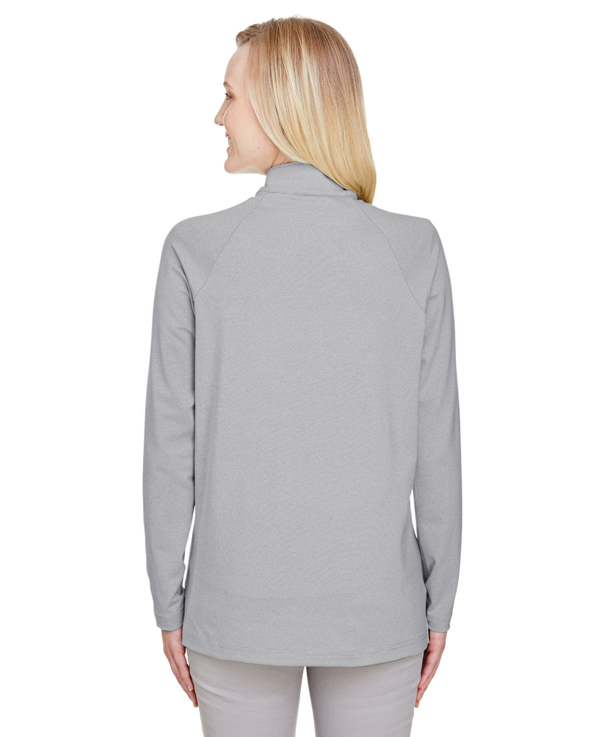 Devon & Jones CrownLux Ladies Clubhouse Micro-Stripe Performance Quarter-Zip - A Must-Have!