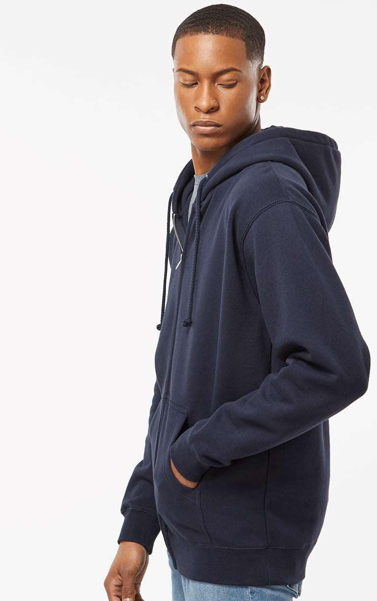 Independent Trading Co. Premium Heavyweight Full-Zip Hooded Sweatshirt