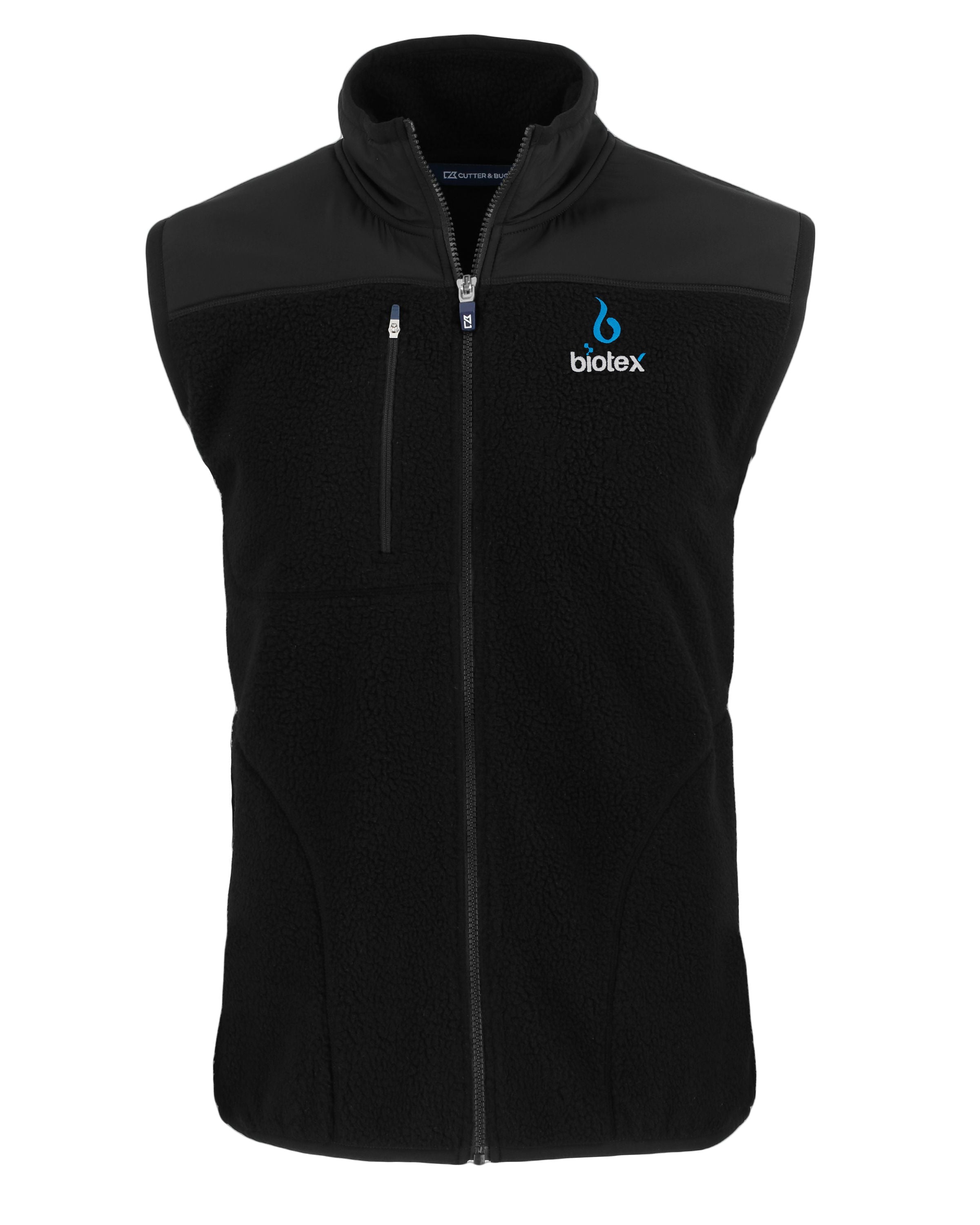 OUTLET - Cutter & Buck Men's Big & Tall Cascade Eco Sherpa Fleece Vest: A Sustainable Outdoor Essential