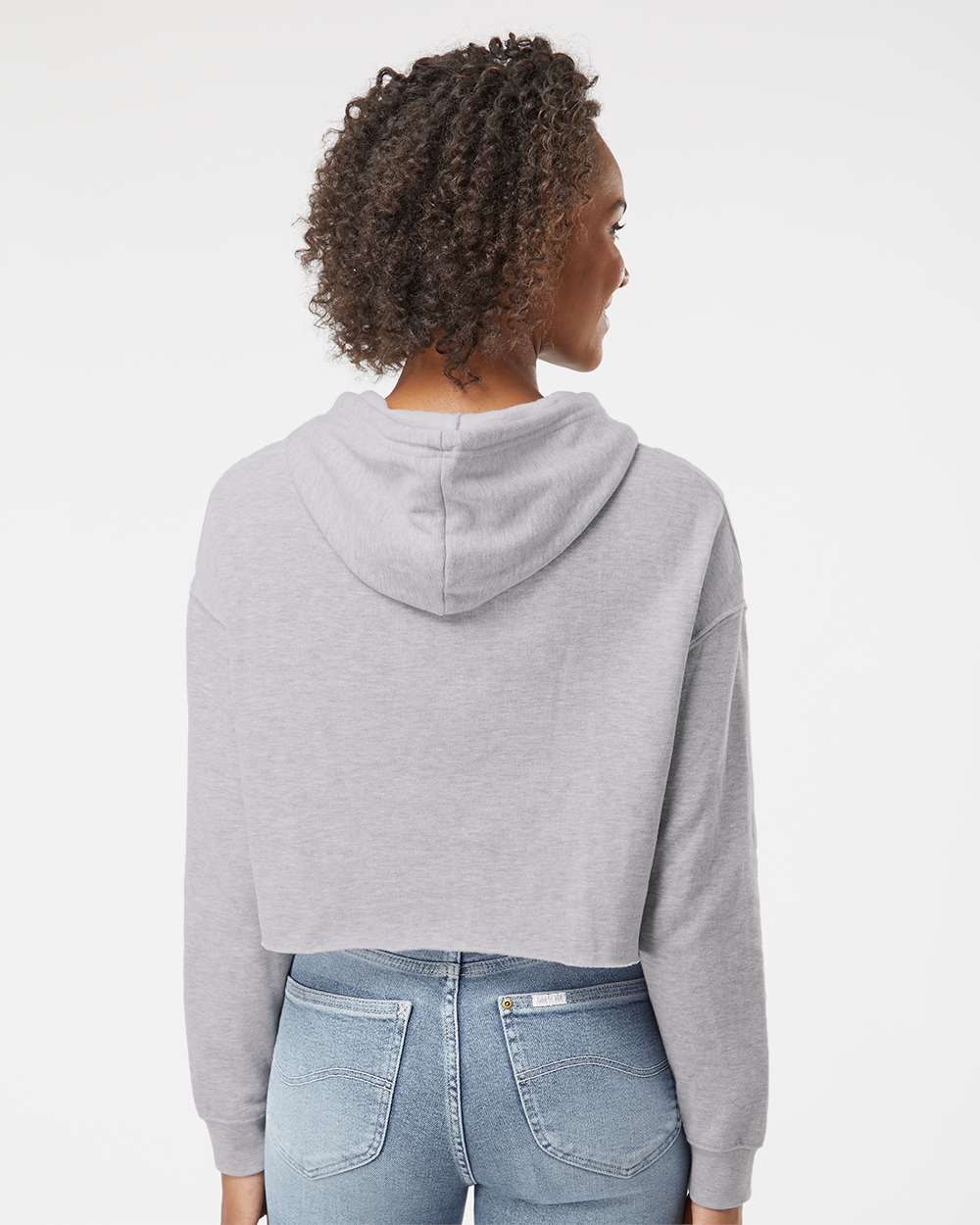 Independent Trading Co. Women's Stunning Lightweight Cropped Hooded Sweatshirt