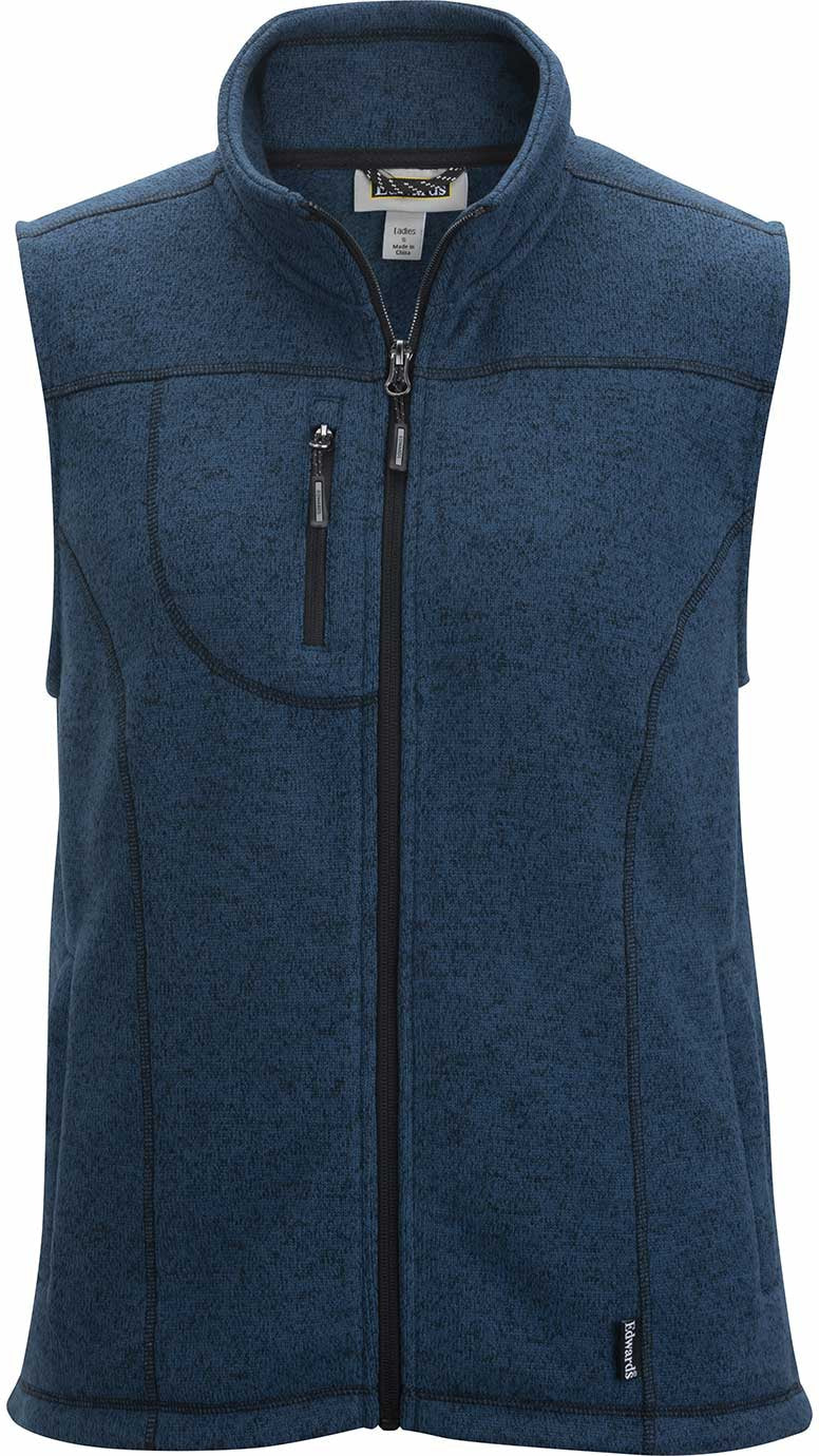 Grab Your Edwards Women's Sweater Knit Fleece Vest at Outlet Prices!