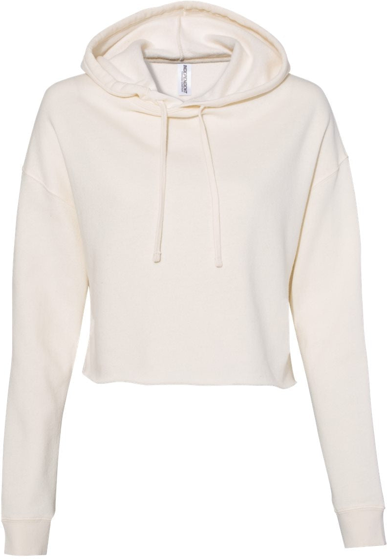 Independent Trading Co. Women's Stunning Lightweight Cropped Hooded Sweatshirt