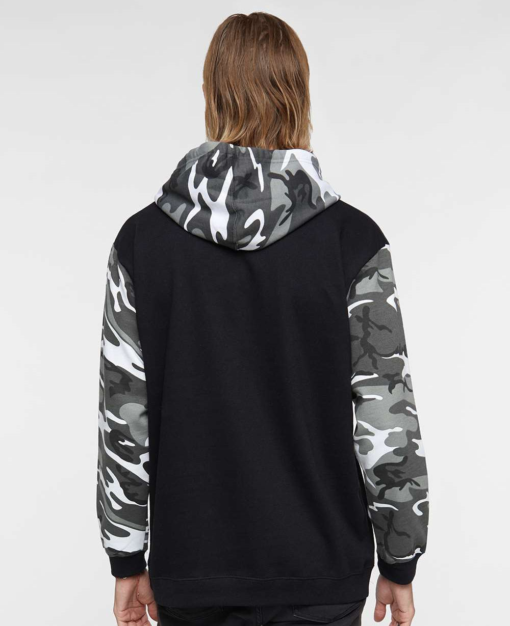 Code Five Fashionable Camo Hooded Sweatshirt - A Must - Have!