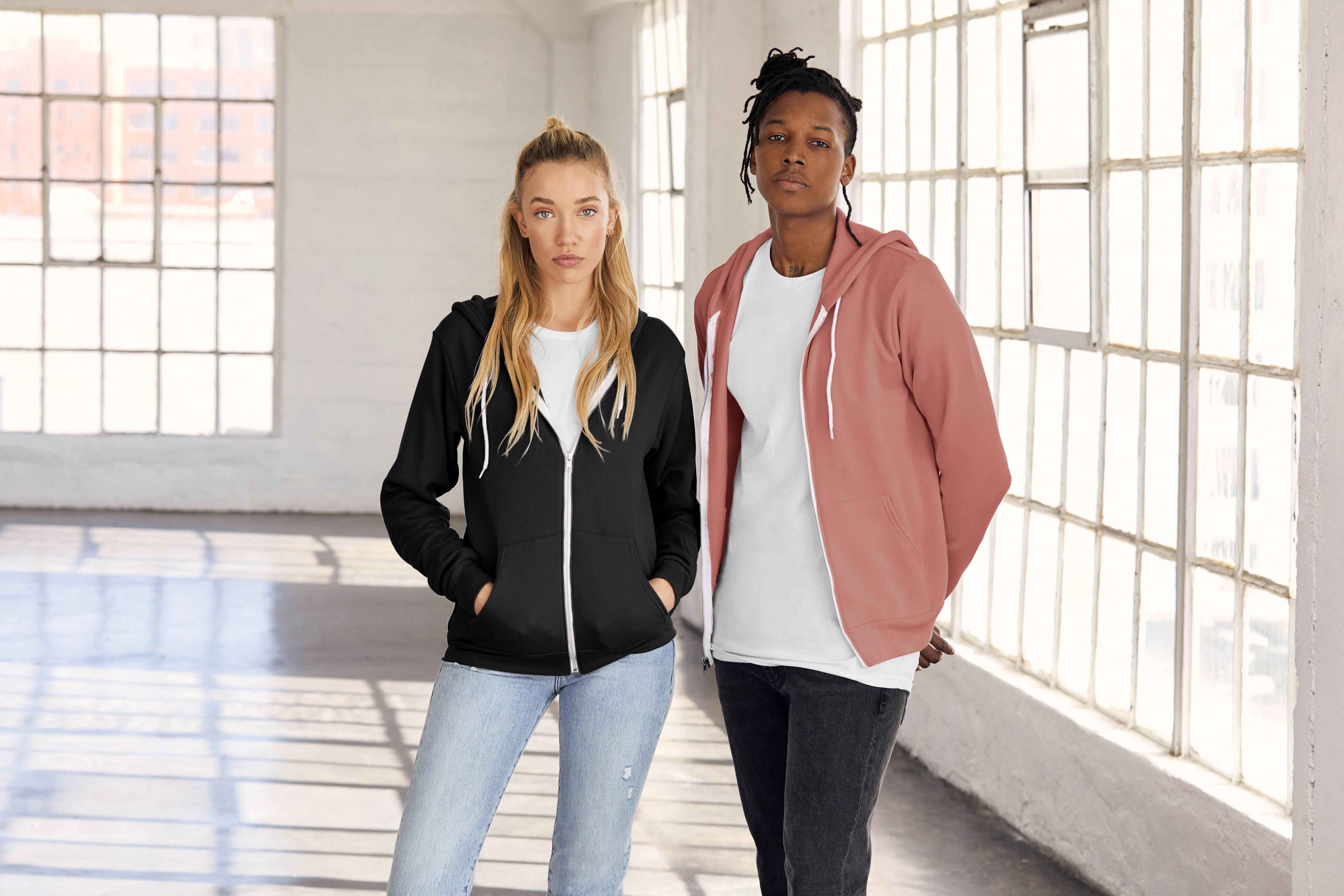 Bella+Canvas Sponge Fleece Full-Zip Hoodie - Your Perfect Casual Companion