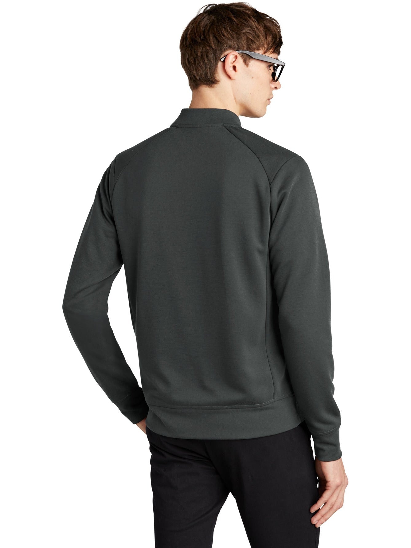OUTLET - Mercer+Mettle Double - Knit Stylish Bomber Jacket