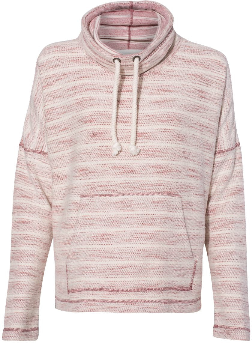 J America Women's Baja French Terry Cowl Neck Pullover - A Stylish Everyday Essential