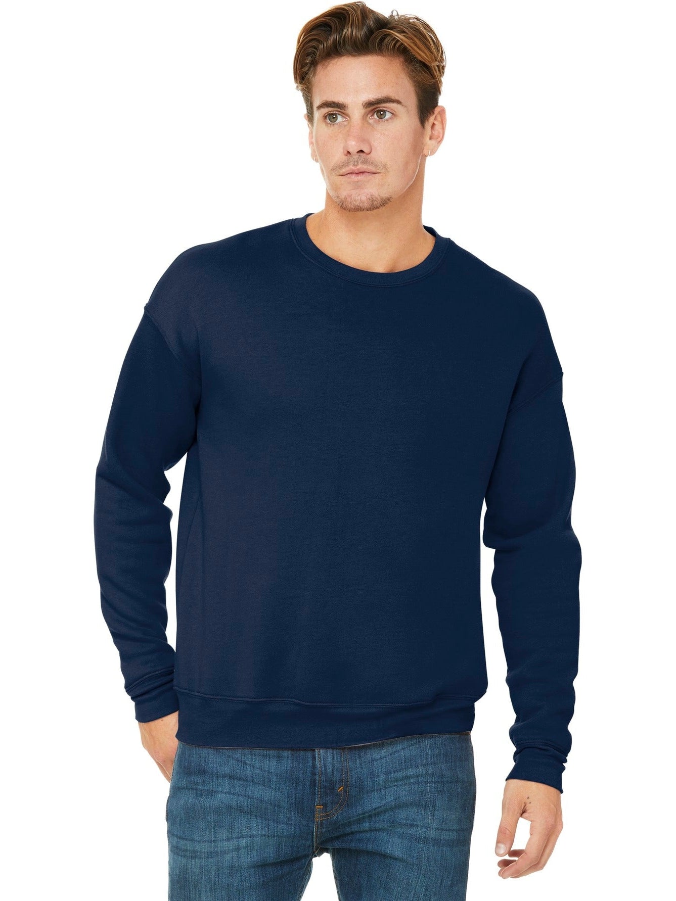 Bella+Canvas Sponge Fleece Drop Shoulder Men's Sweatshirt - A Must - Have!