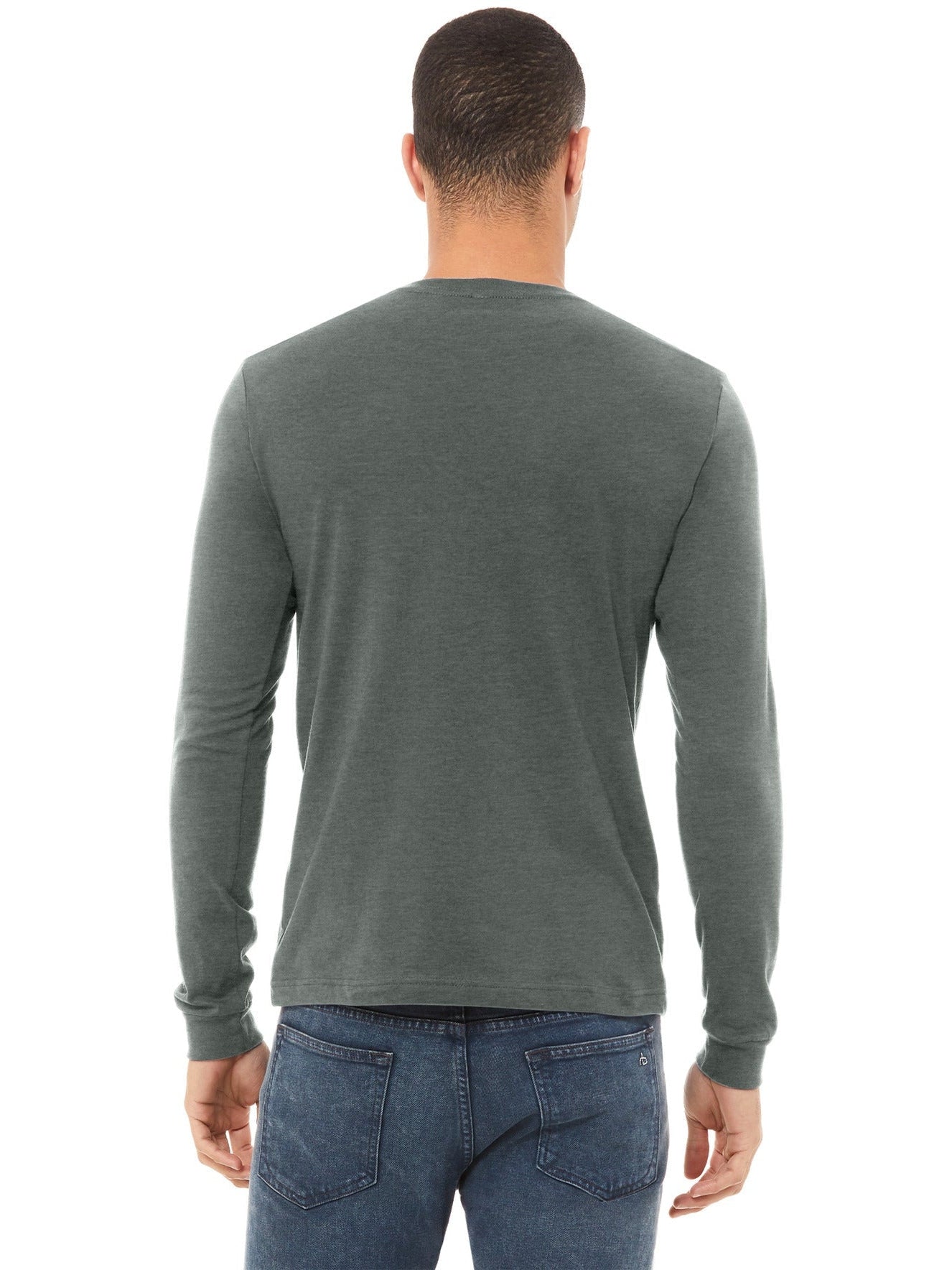 Bella+Canvas Unisex Heather CVC Long Sleeve Tee - Your Ideal Everyday Top