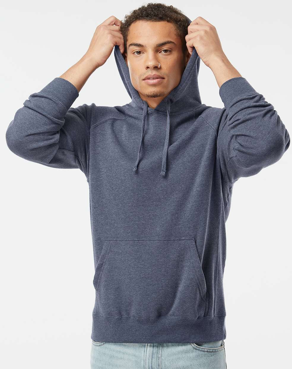 Independent Trading Co. Exclusive Blend Raglan Hooded Sweatshirt - A Must - Have!