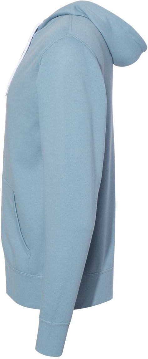 Independent Trading Co. Stylish Lightweight Full-Zip Hooded Sweatshirt