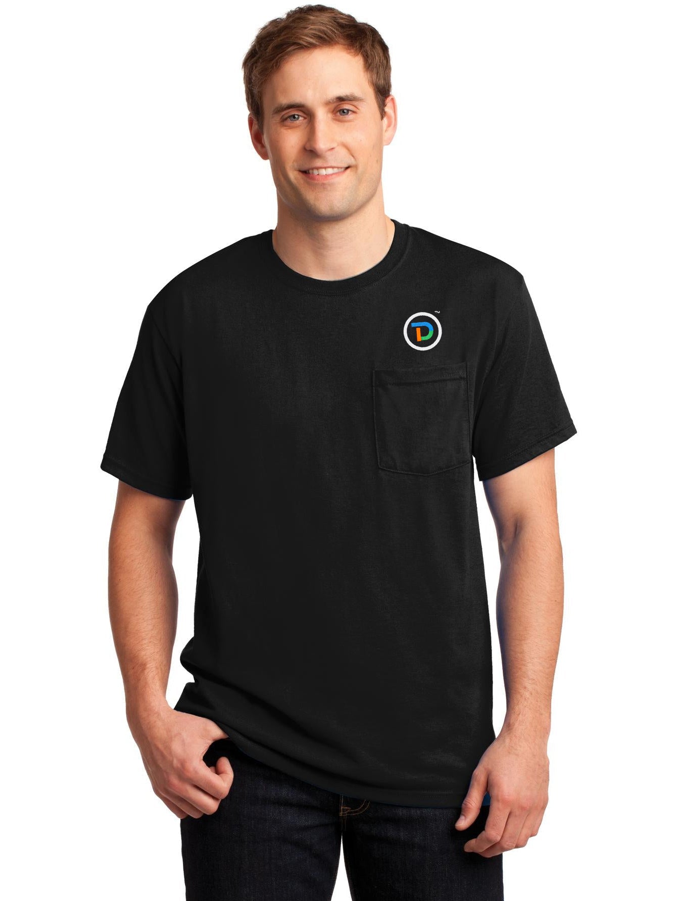 Don't Miss! Jerzees Dri-Power Active 50/50 Cotton/Poly Pocket T-Shirt
