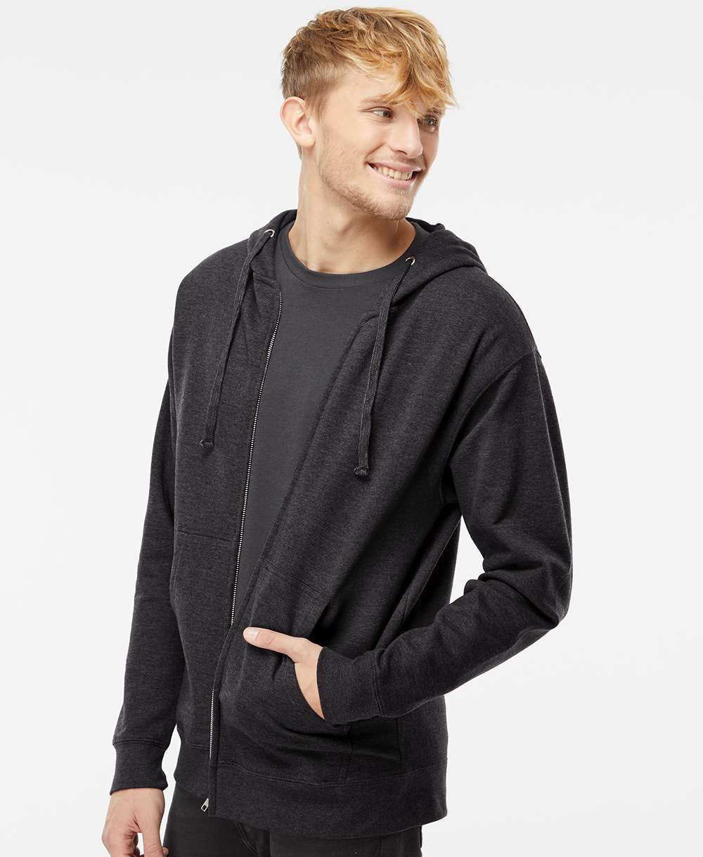 OUTLET - Independent Trading Co. Cozy Midweight Full - Zip Hooded Sweatshirt
