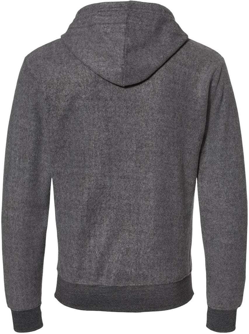 J. America's Irresistible Flip Side Fleece Hooded Pullover