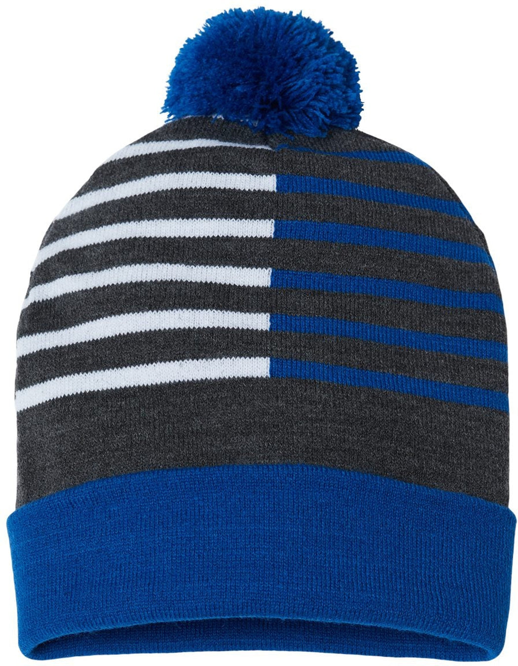 Stunning USA-Made Captain America-Inspired Half Color Beanie